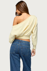 Christy Off Shoulder Sweatshirt
