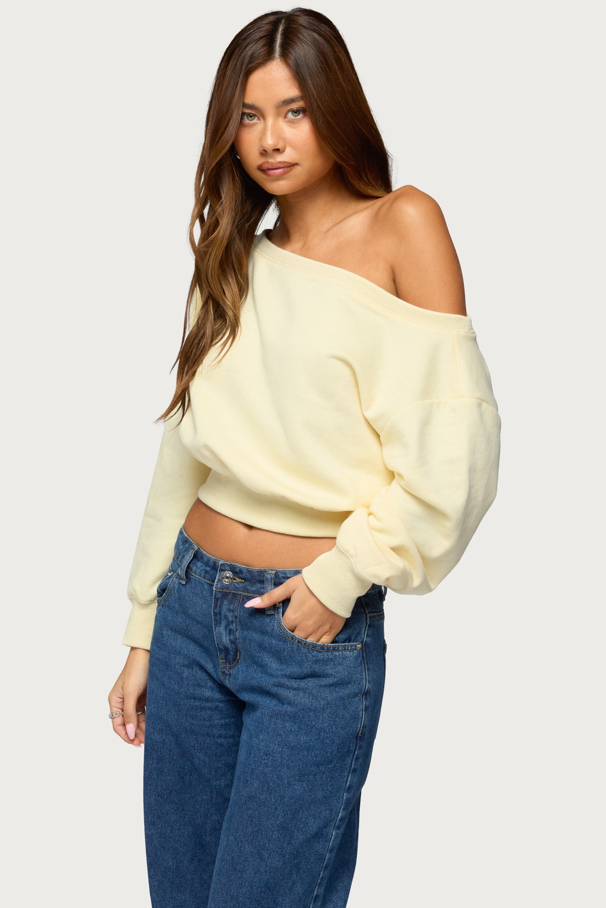 Christy Off Shoulder Sweatshirt