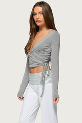 Malenna Wrap Top
