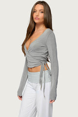 Malenna Wrap Top