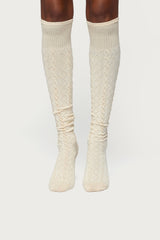 Cable Knit Socks