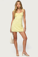 Stephanie Lace Mini Dress
