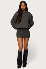 Jannah Sweatshirt Mini Dress