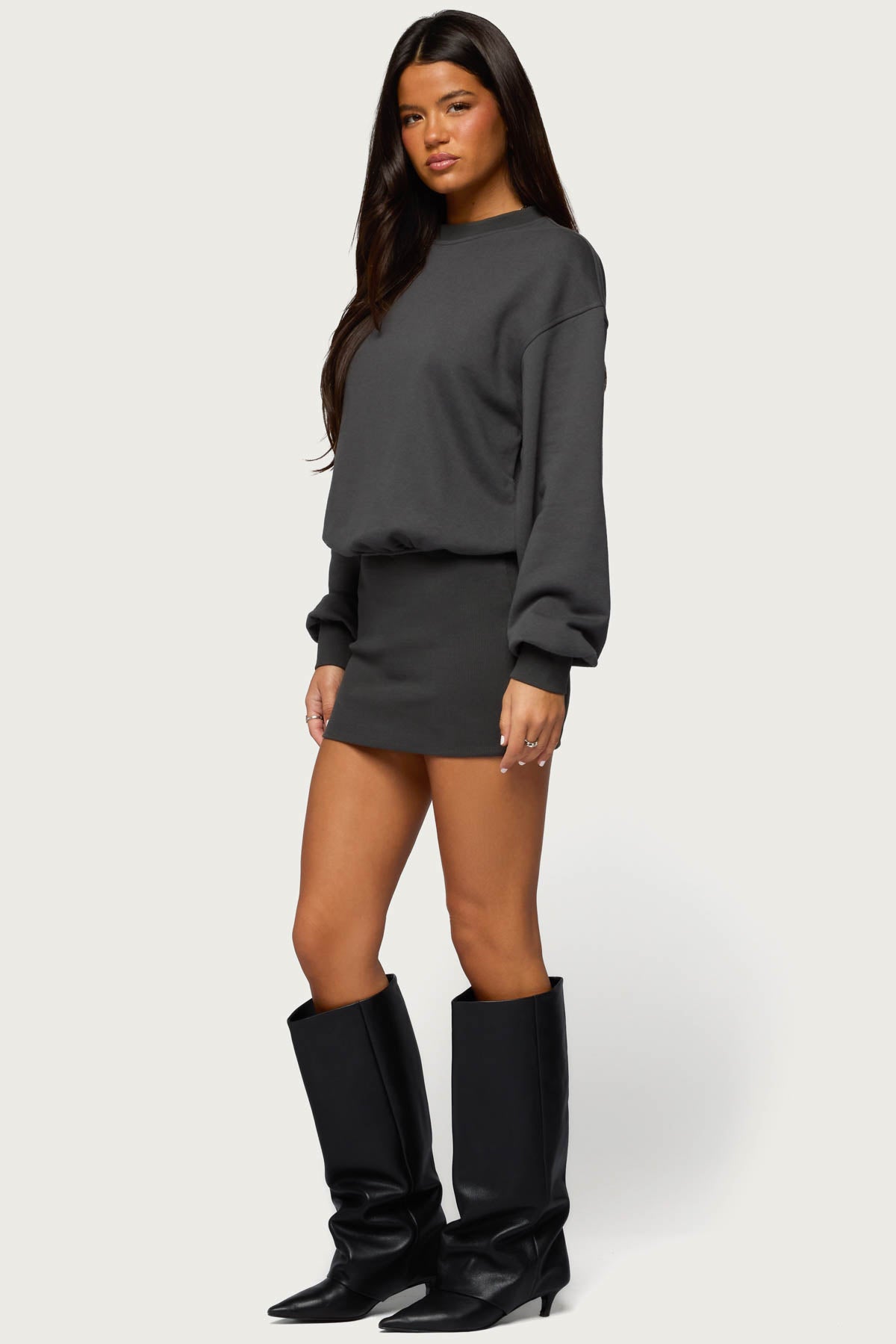 Jannah Sweatshirt Mini Dress