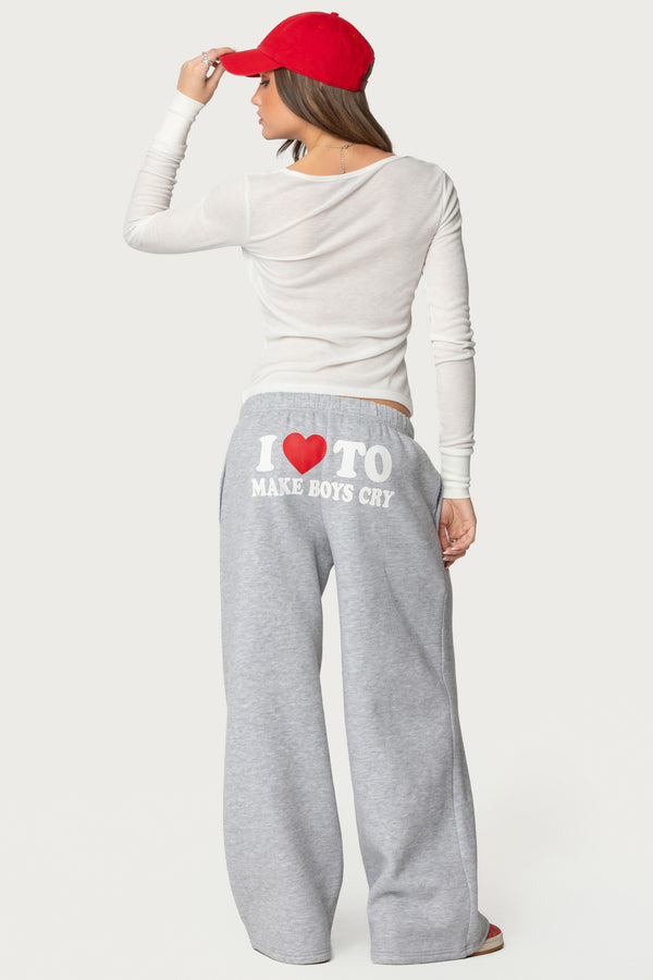 Boys Cry Wide Leg Joggers view 1