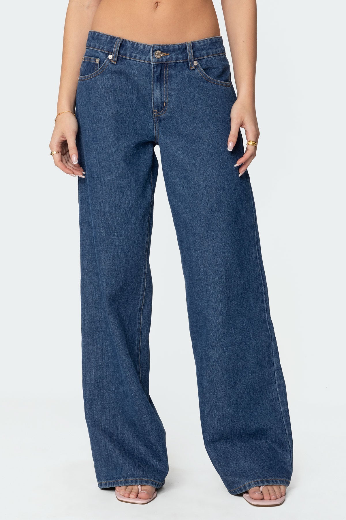 Lacey Pocket Low Rise Baggy Jeans