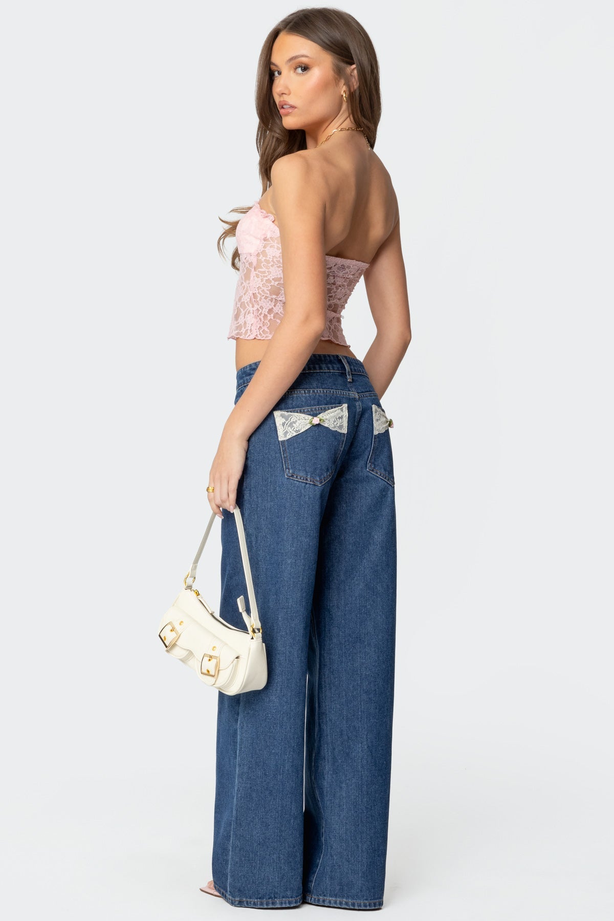 Lacey Pocket Low Rise Baggy Jeans