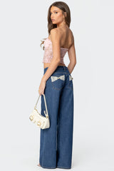 Lacey Pocket Low Rise Baggy Jeans
