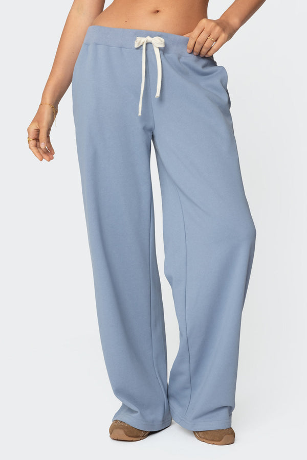 French Terry Straight Leg Joggers