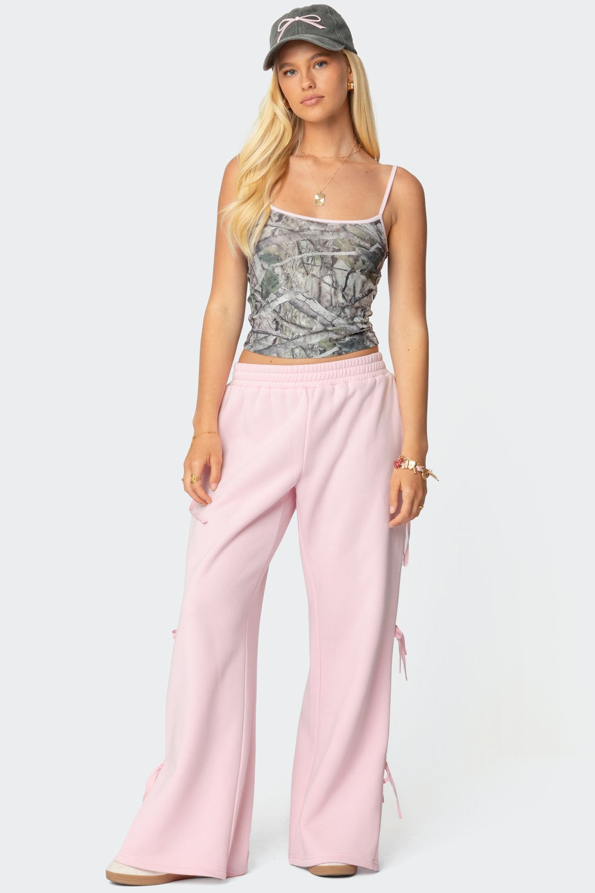 Claudette Baggy Ribbon Joggers