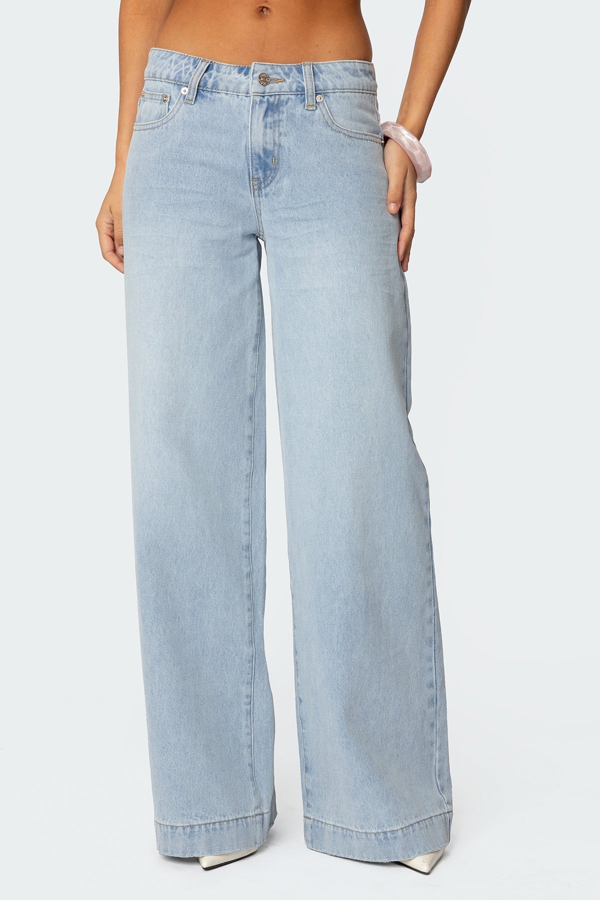 Sidonie Low Rise Baggy Jeans