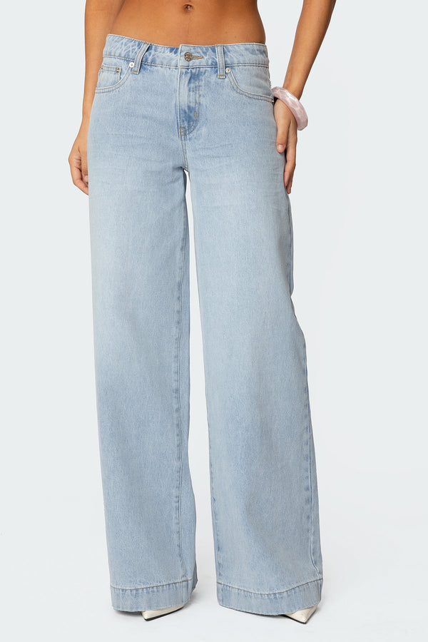Sidonie Low Rise Baggy Jeans