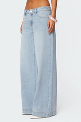 Sidonie Low Rise Baggy Jeans