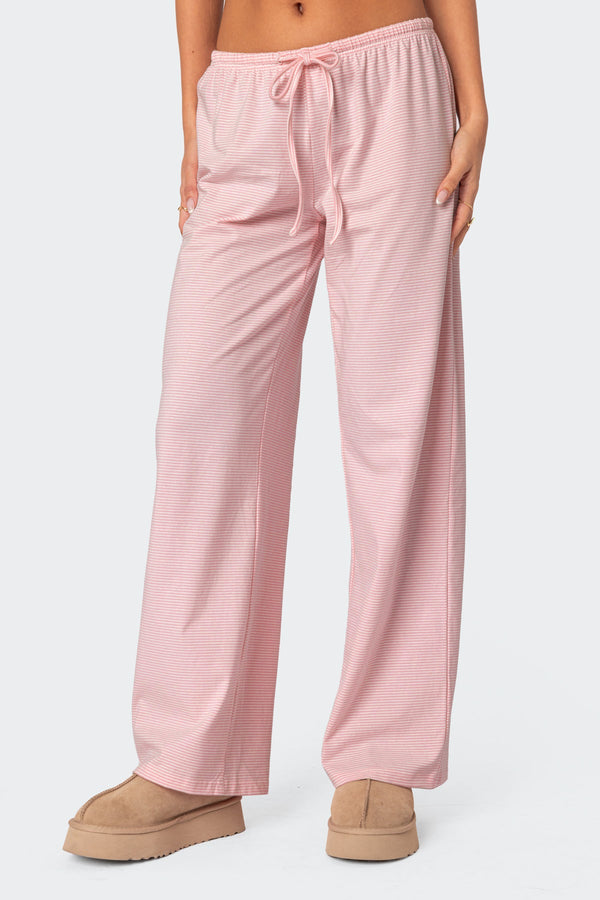 Olivia Striped Loose Fit Trousers