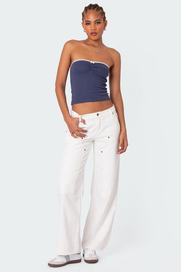 Ayla Low Rise Baggy Carpenter Jeans