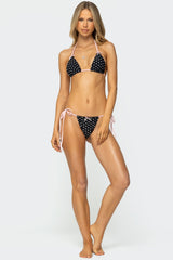 Leigh Polka Dot String Bikini Bottom