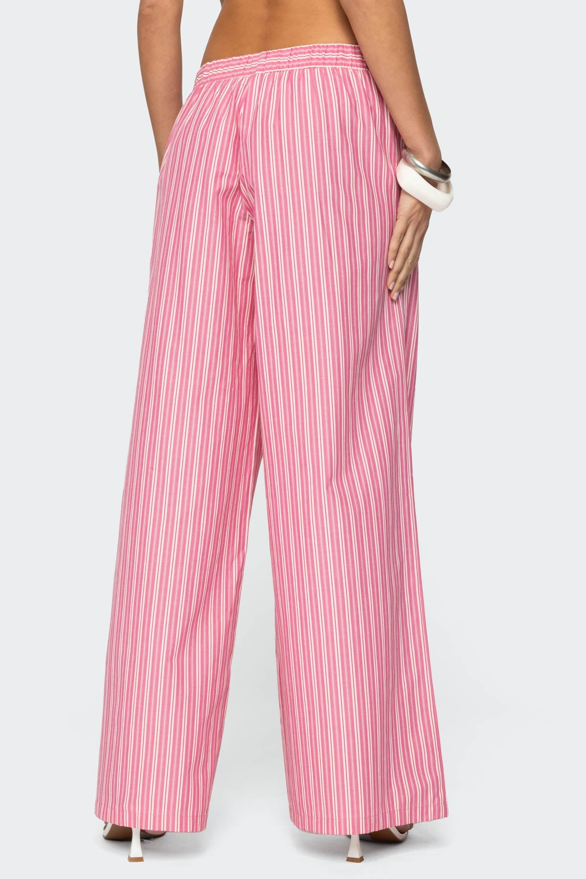 Maggy Striped Wide Leg Trousers