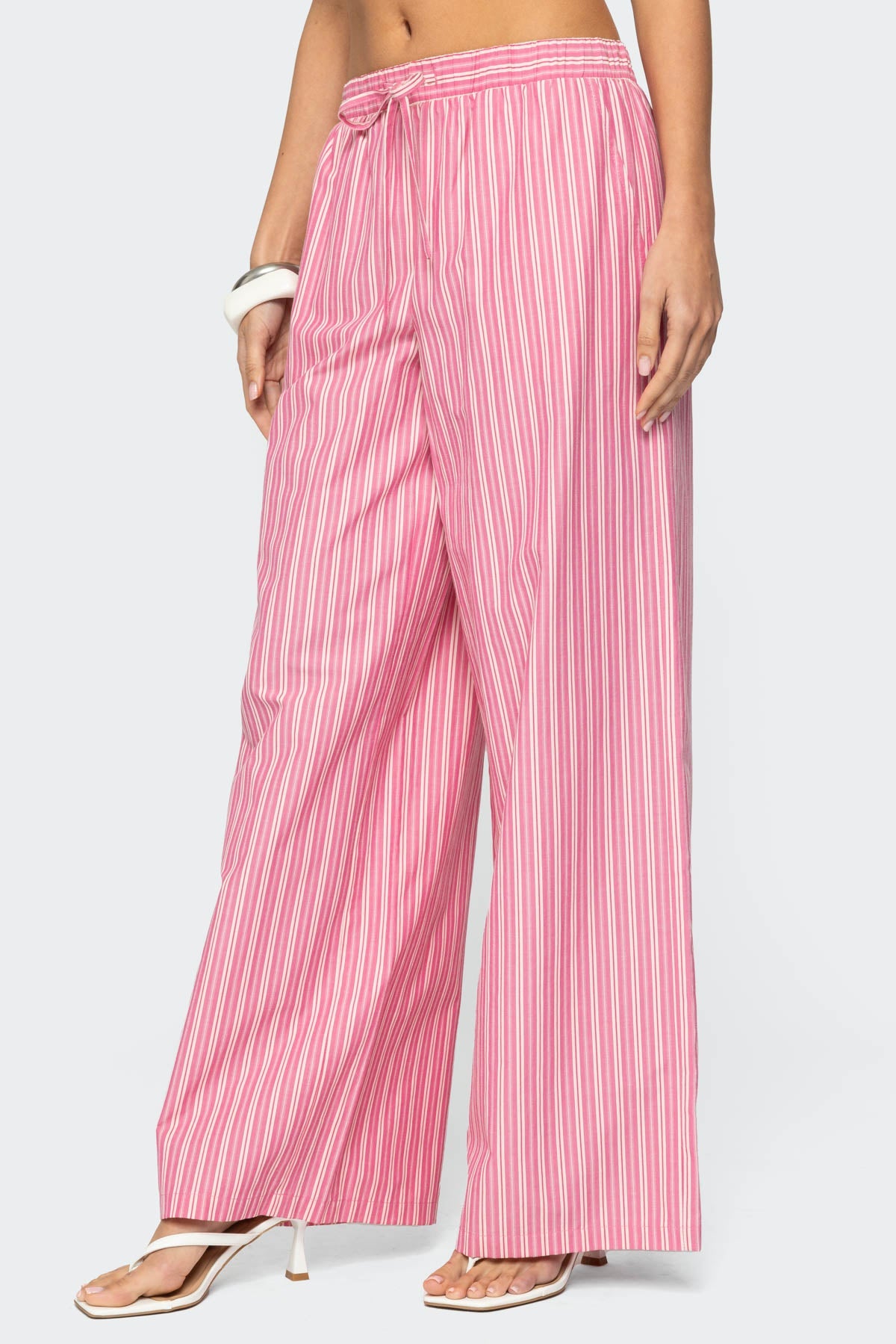 Maggy Striped Wide Leg Trousers