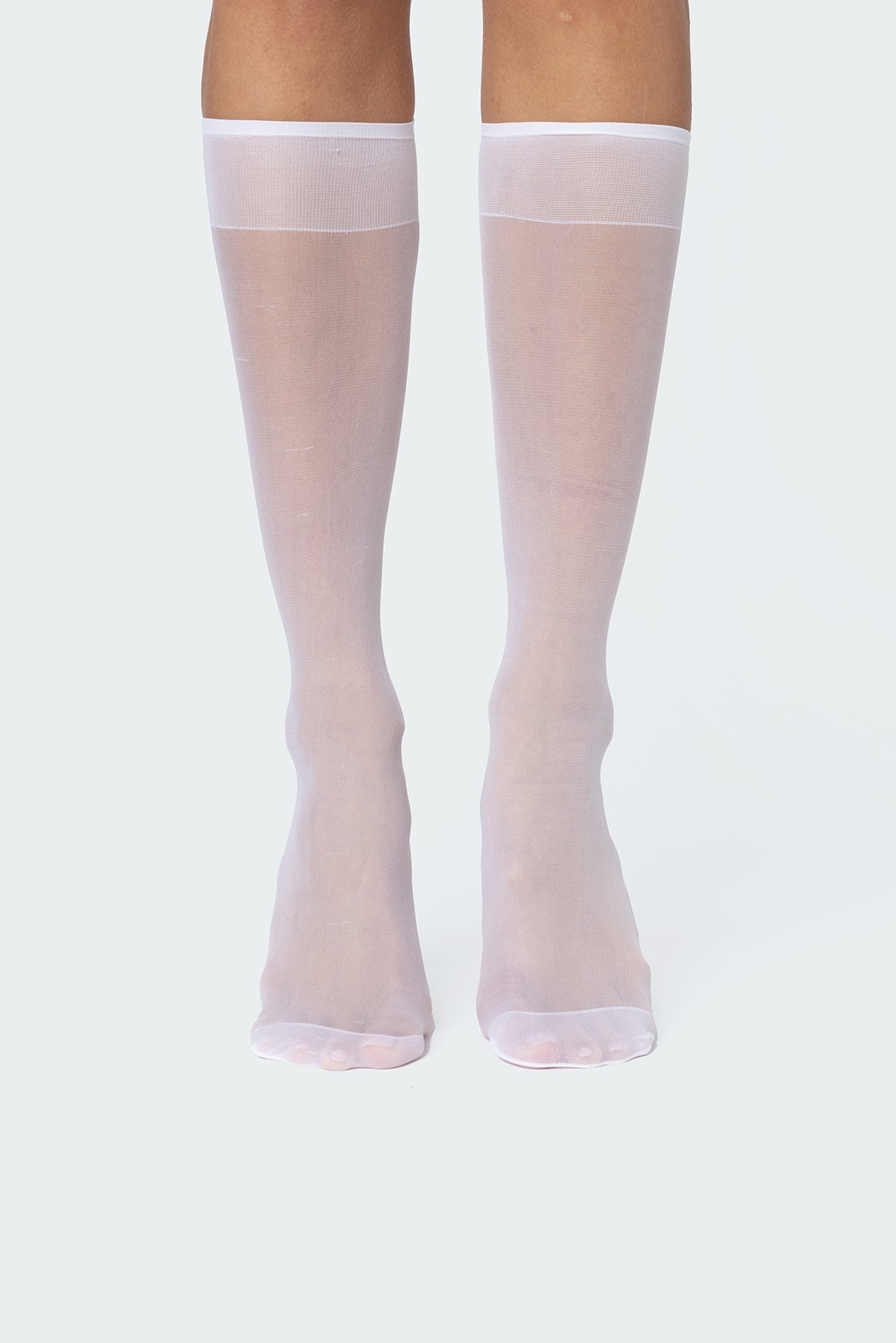 Sheer Mesh Knee High Socks