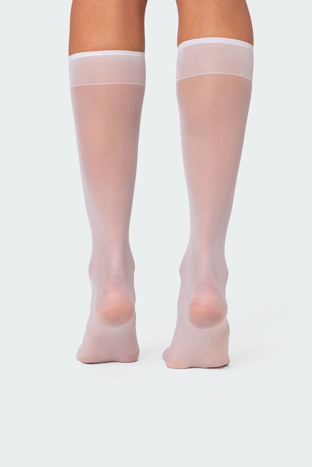 Sheer Mesh Knee High Socks