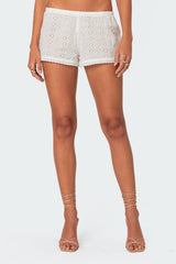 Jael Eyelet Shorts