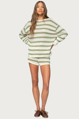 Amaris Oversized Striped Sweater