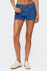 Birdy Low Rise Denim Shorts