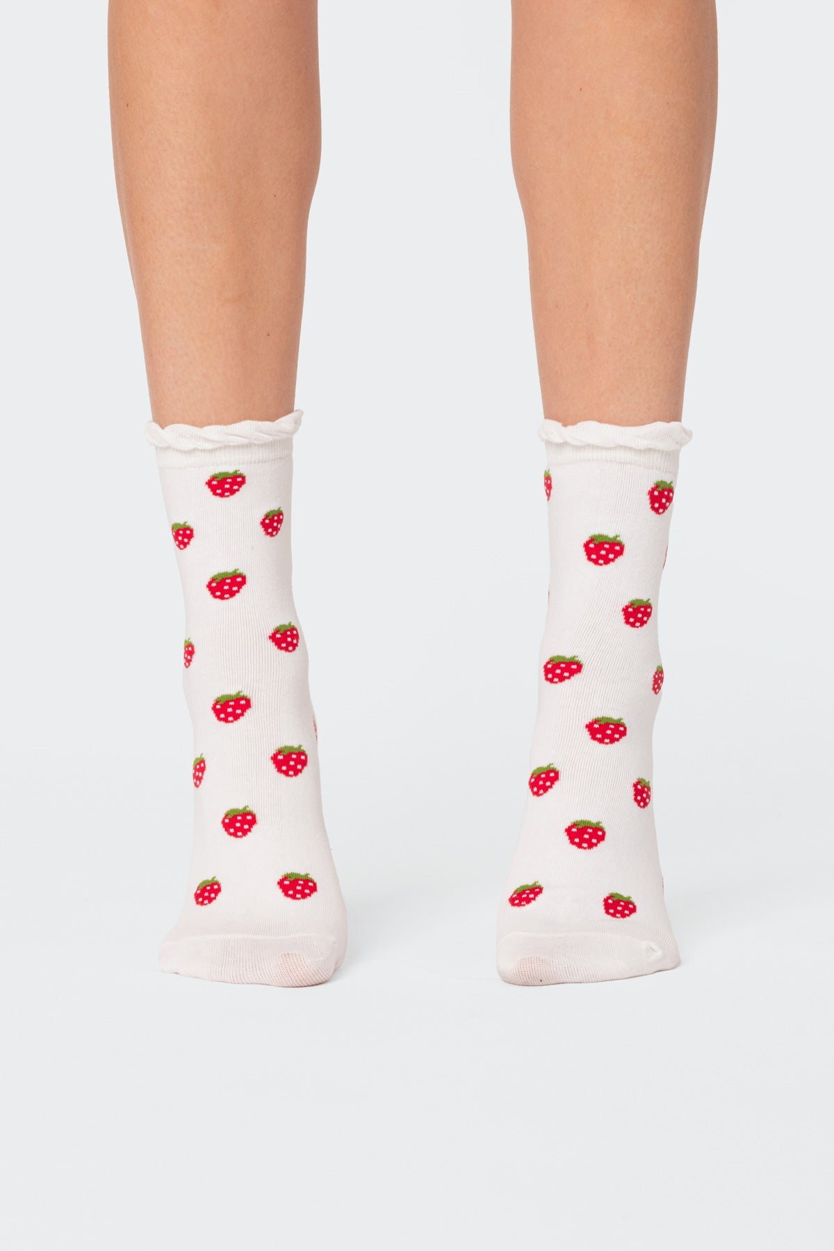 Strawberry Frill Socks