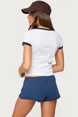 Santa Monica V Neck T Shirt