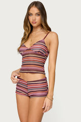 Zigzag Stripe Tank Top