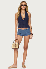 Larissa Scrunch Halter Top