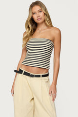 Odora Striped Tube Top