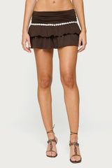 Katarina Ruffle Mini Skirt
