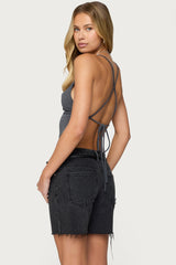 Tilla Backless Cowl Neck Top