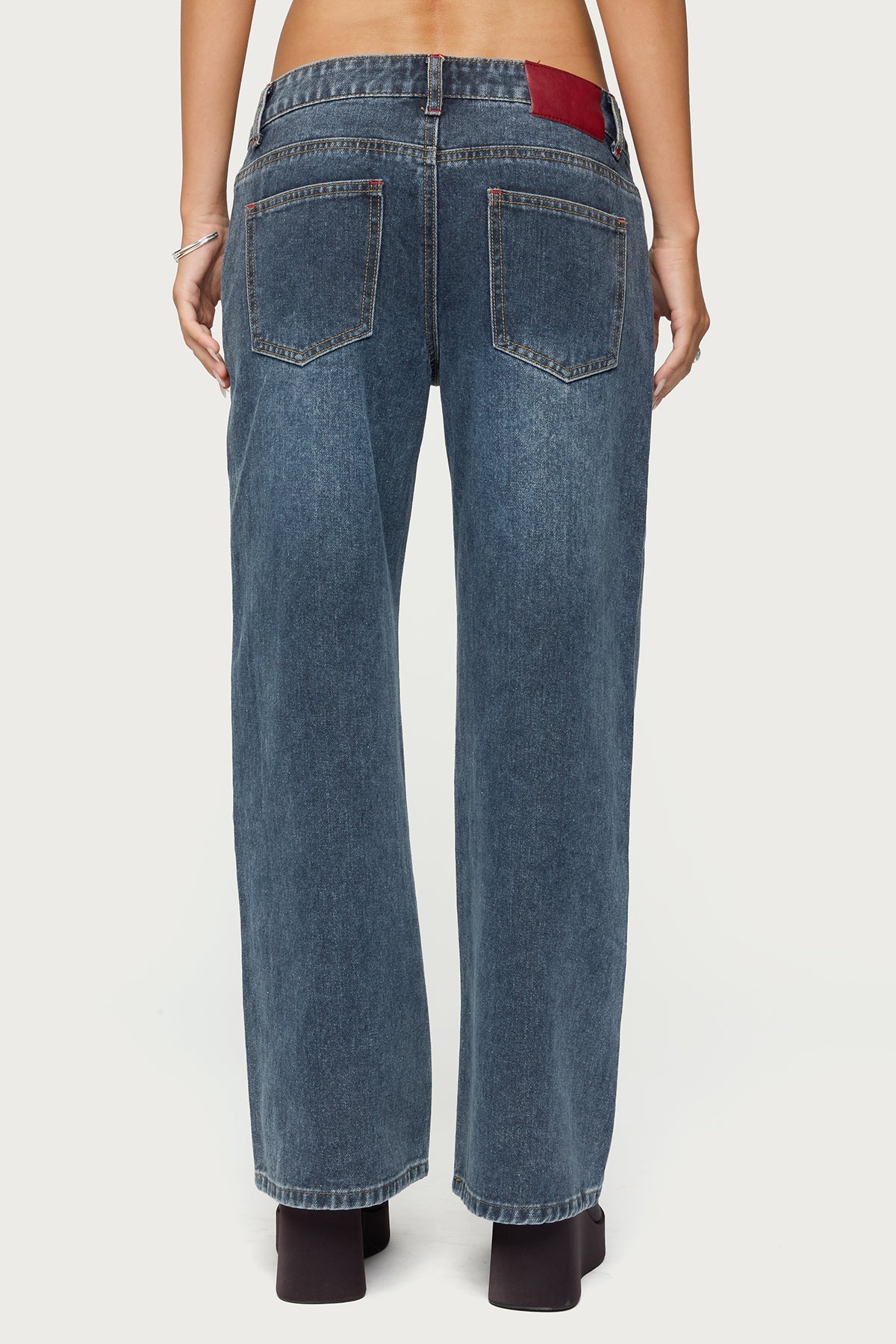 Petite Ace Low Rise Baggy Jeans