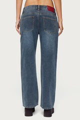 Petite Ace Low Rise Baggy Jeans