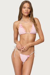 Azalea Crochet Triangle Bikini Top