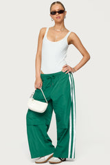 Petite Fauna Nylon Track Pants