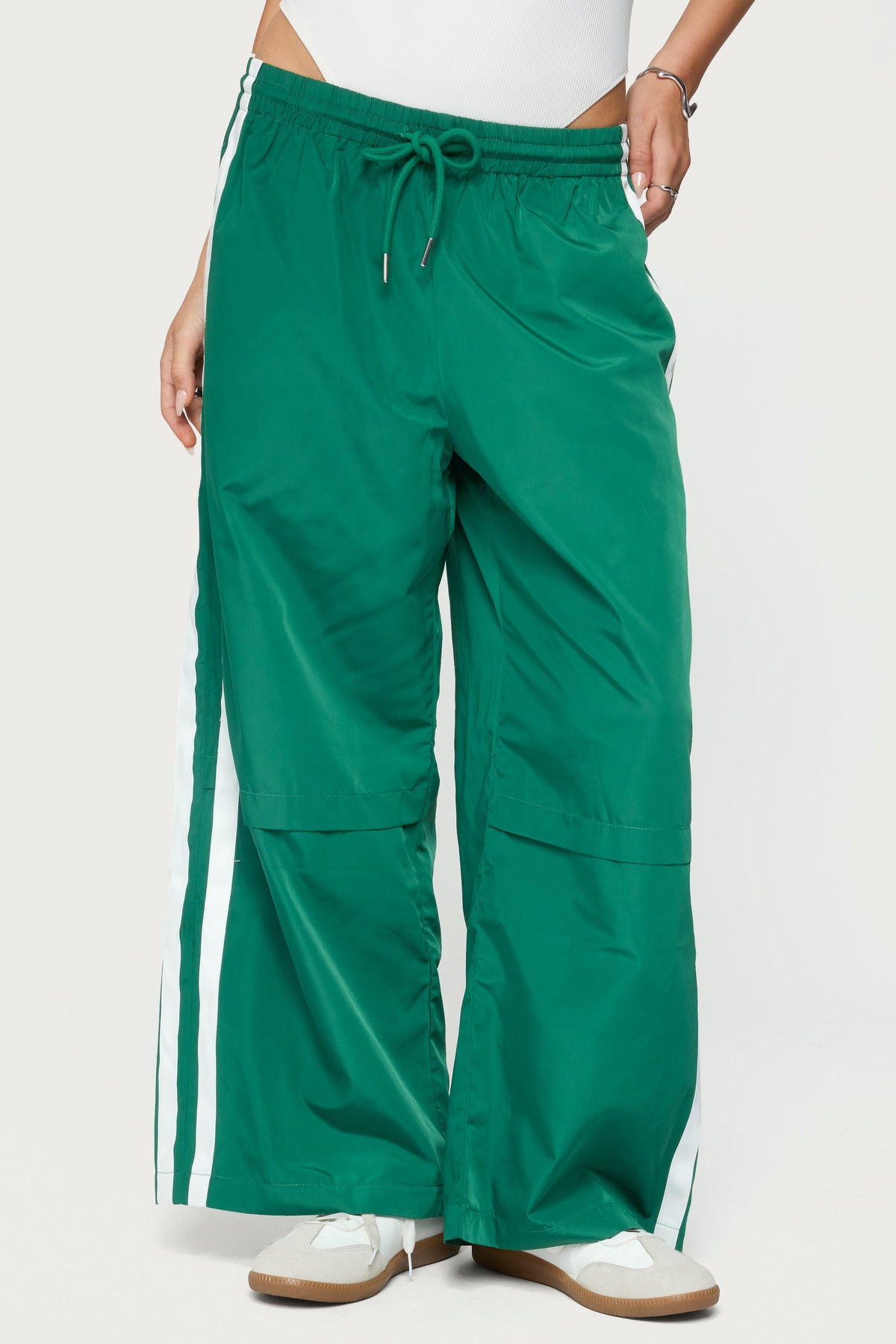 Petite Fauna Nylon Track Pants