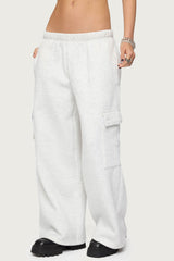 Petite Wide Leg Cargo Joggers