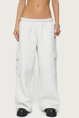 Petite Wide Leg Cargo Joggers