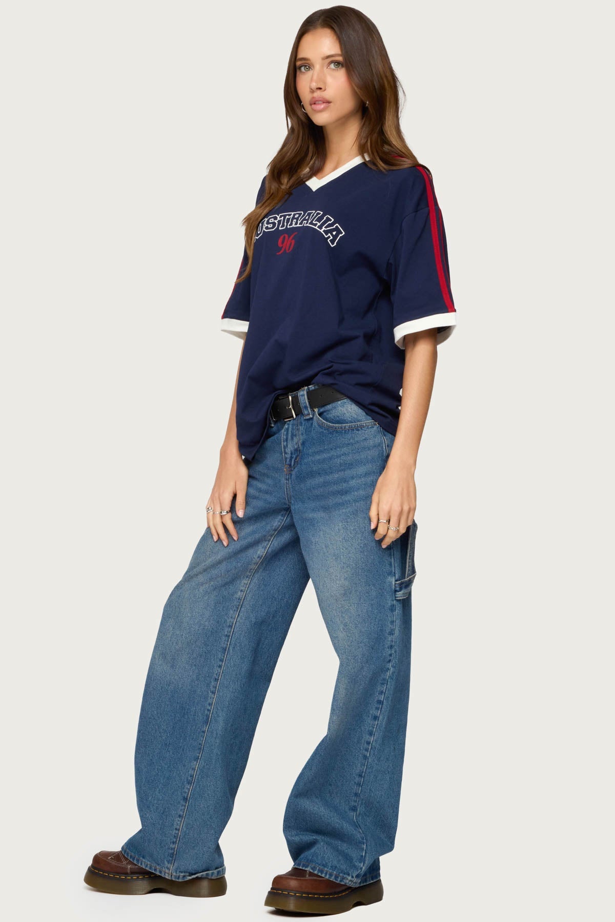 Australia 96 Contrast Oversized T Shirt