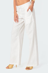 Arya Linen Look Trousers