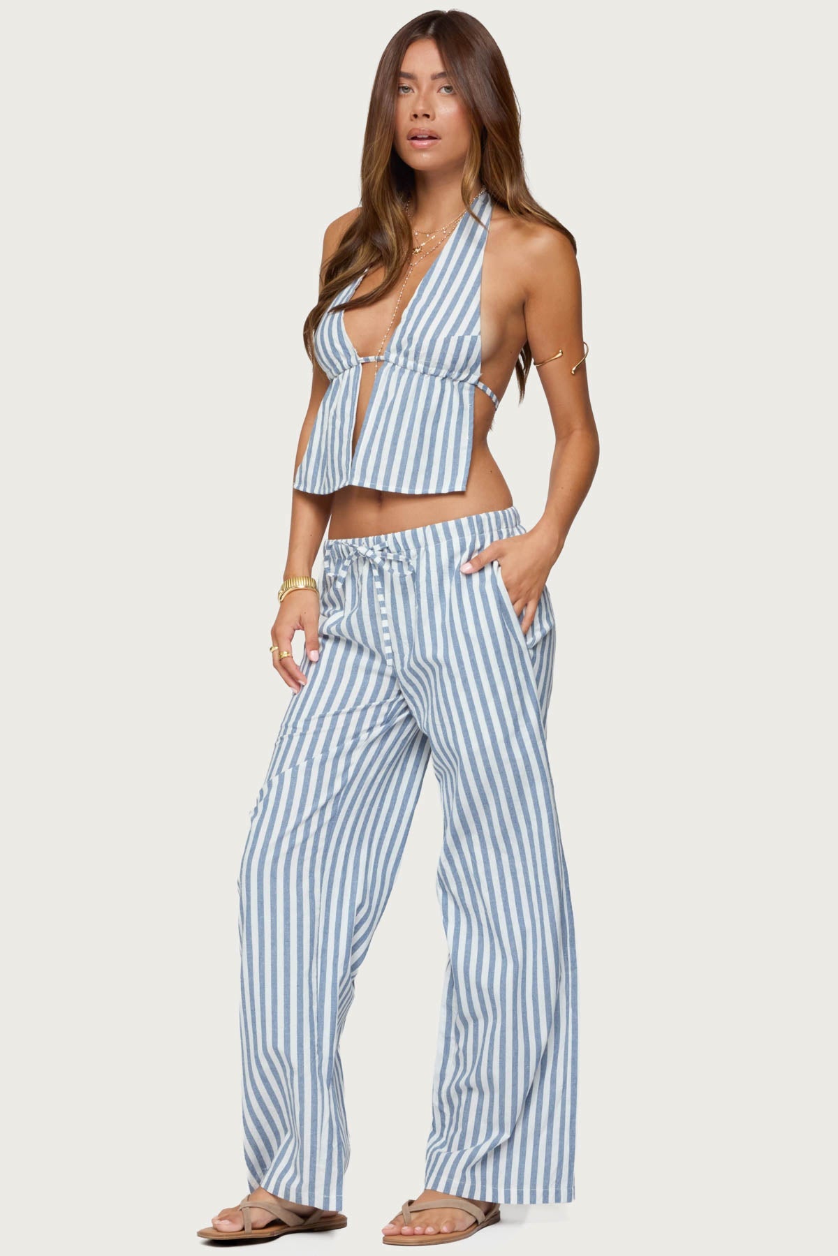 Macey Striped Trousers