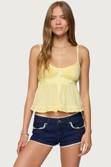 Halsey Ruffle Tank Top