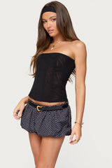 Reed Sheer Mesh Corset