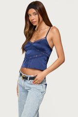 Tamar Satin Effect Tank Top