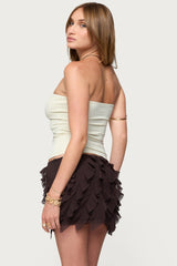 Chrystal Cut Out Tube Top