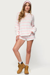 Amaris Oversized Striped Knit Sweater