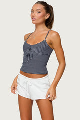 Tova Striped Scoop Tank Top